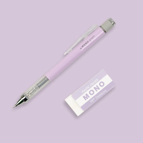MONO Graph Mechanical Pencil + Eraser Sets