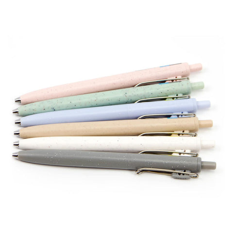 Uni One F Earth Texture Gel Pens