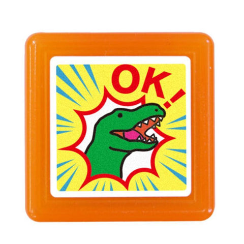 Dinosaur OK! Push Button Stamp