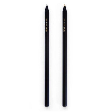 Camel Black Wood Metallic Pencil