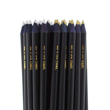 Camel Black Wood Metallic Pencil