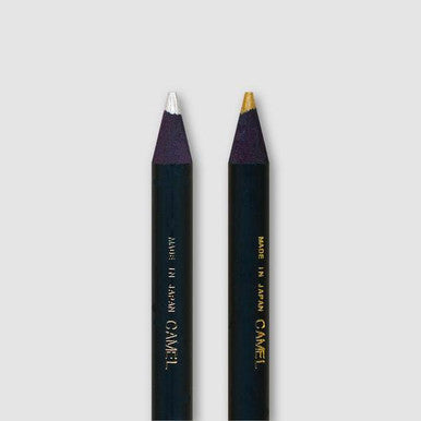 Camel Black Wood Metallic Pencil