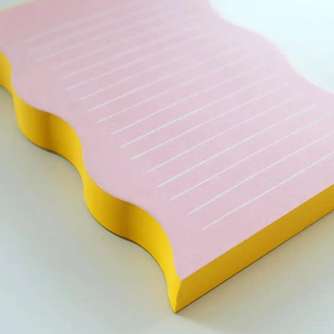Wavy Shaped Notepad