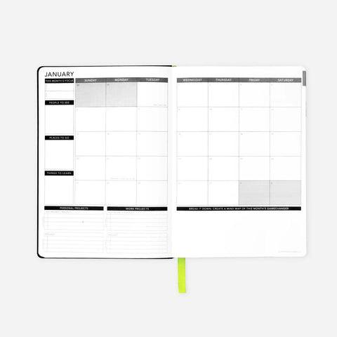 Year of the Snake Weekly 2025 Planner, Jade