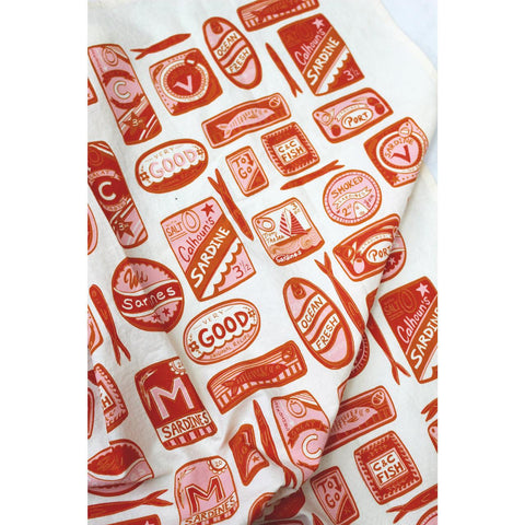 Sardines Tea Towels