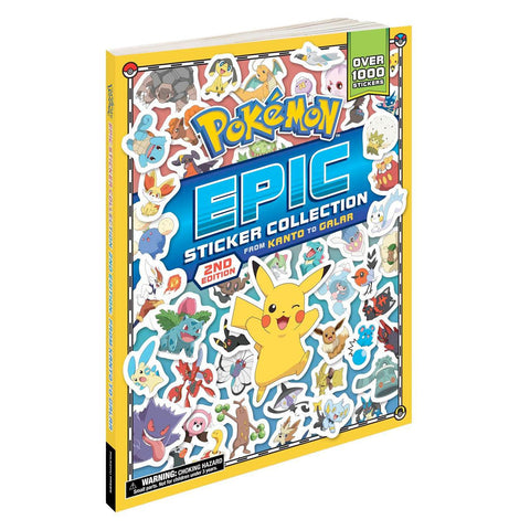 Pokémon Epic Sticker Collection Book, 2nd Edition