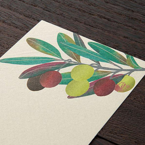 Olive Leaf Message Pad
