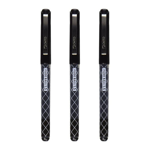 Fude Ball Rollerball Pen, Black