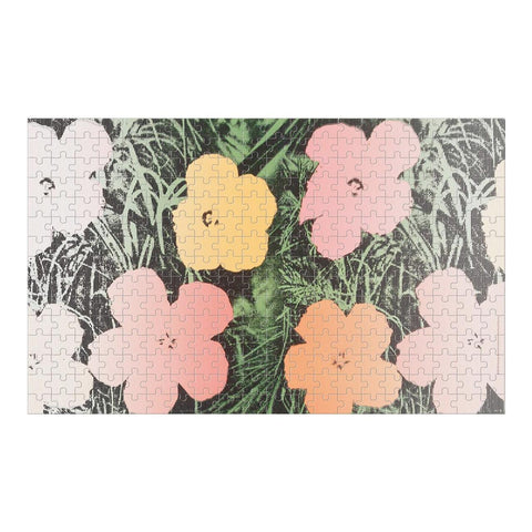 Andy Warhol Flowers 300 Piece Lenticular Puzzle