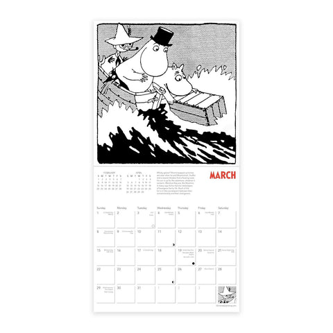 Moomin 2026 Mini Wall Calendar