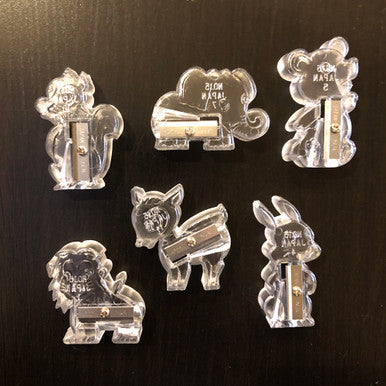 Clear Animal Pencil Sharpeners