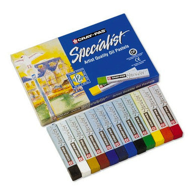 Cray-Pas Specialist Oil Pastels, Set of 12