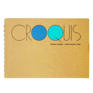 Croquis Pocket Sketchbook, Blue Cover