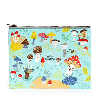 Cute Lil Mushrooms Zipper Pouch