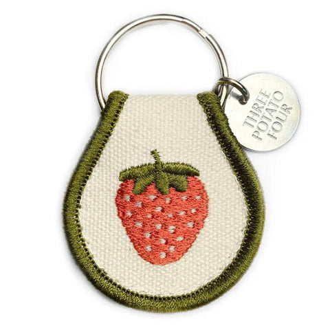 Strawberry Patch Keychain
