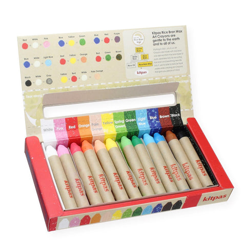 Kitpas Rice Bran Wax Crayons