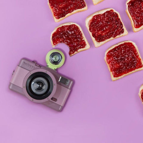 Lomography Fisheye No. 2 Camera, Grape Jam