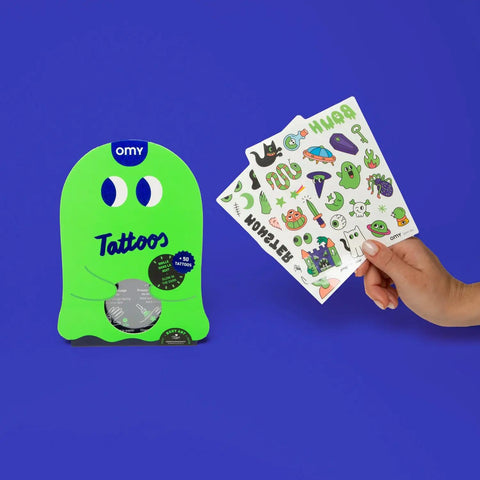 Glow in the Dark Tattoo Sheets