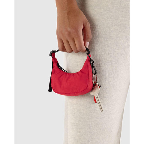 Crescent Bag Charm: Candy Apple