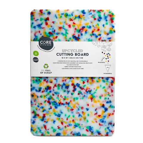 Upcycled Plastic Confetti Cutting Boards