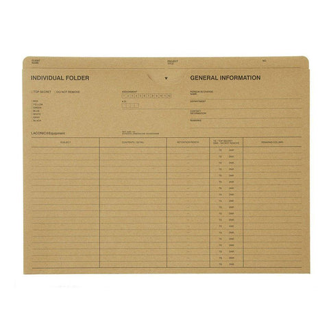 A4 Individual Folder
