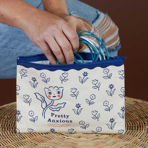 Pretty Anxious Zipper Pouch