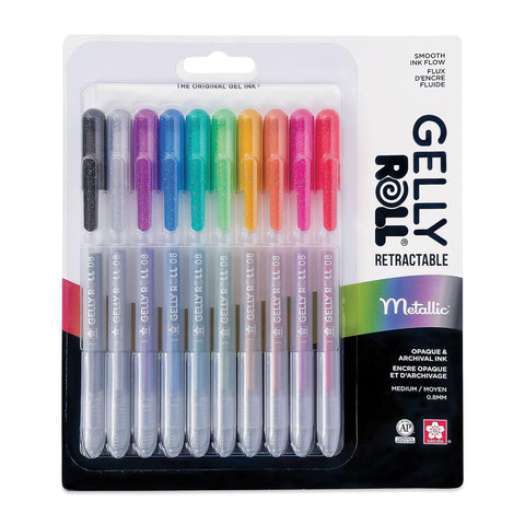Gelly Roll Retractable Metallic Set