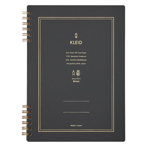 Marechal Ring Notebooks, 2mm Grid, Charcoal