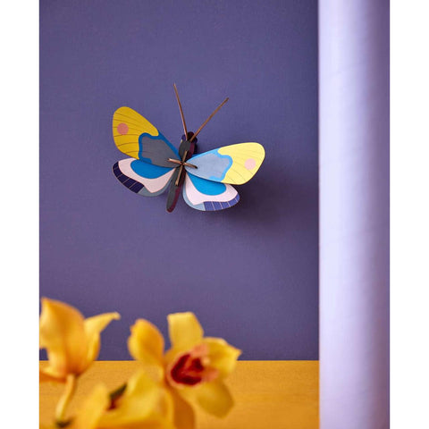 Yellow Monarch Butterfly Wall Art Kit