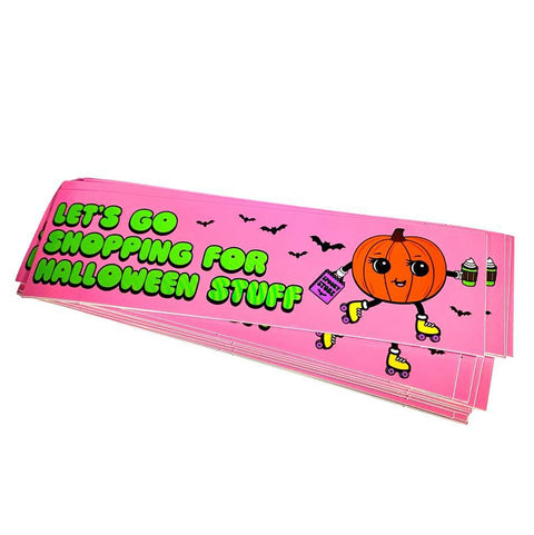 Shopping For Halloween Stuff Sticker