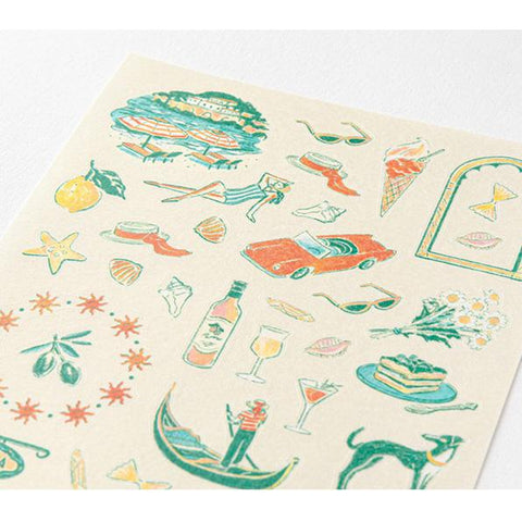 Italian Motifs Sticker Sheet