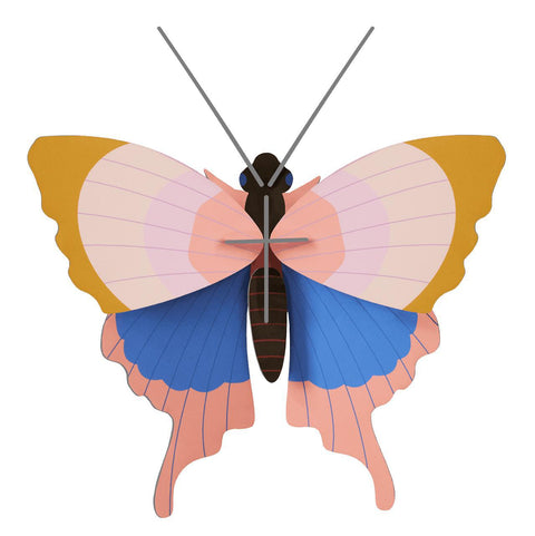 Gold Rim Butterfly Wall Art Kit