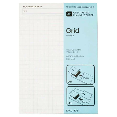 A6 Planning Sheet Pads