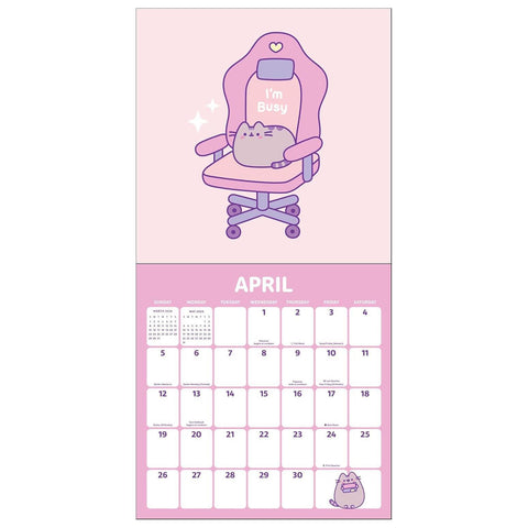 Pusheen 2026 Wall Calendar