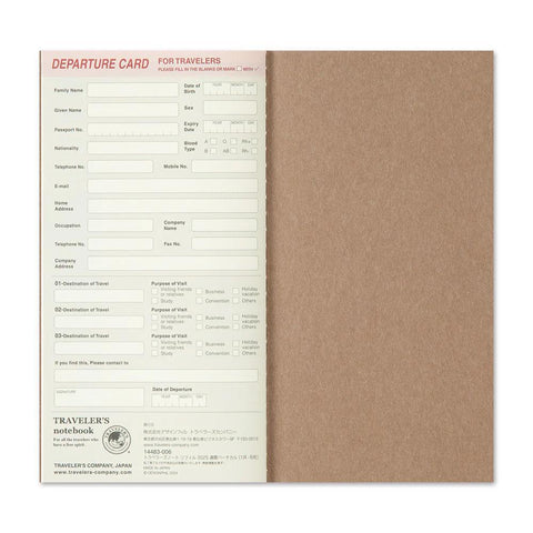 TRAVELER'S notebook, Regular Size, 2025 Diary (Weekly Vertical)