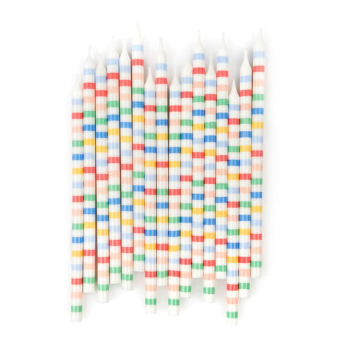 Multi Stripe Candles