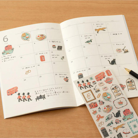 British Motifs Sticker Sheet