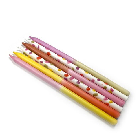 Sunrise Cake Candles, Set of 6