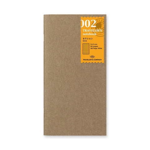 TRAVELER'S notebook, Regular Size, 002 - Grid Notebook