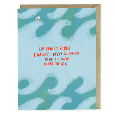 Didn't Know What to Say Empathy Card