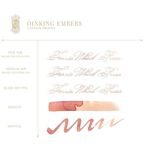 Oinking Embers FerriTales Fountain Pen Ink