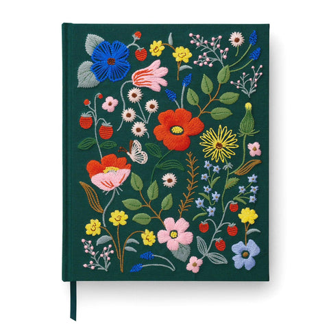 Strawberry Fields Embroidered Sketchbook