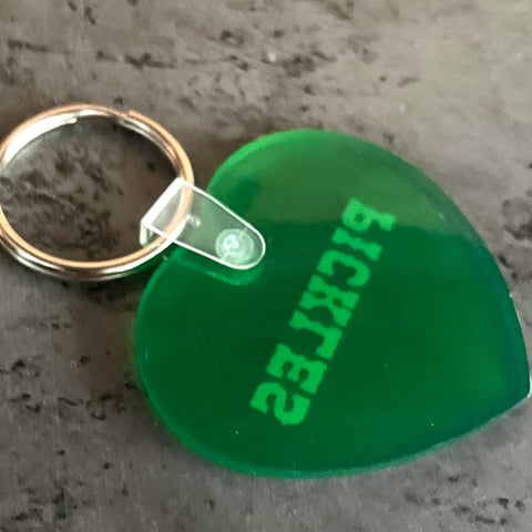 Pickles Heart Keychain