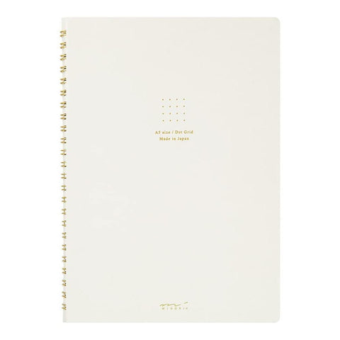 Color Dot Grid Ring Notebooks