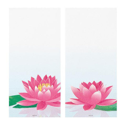 Water Lily Reflection Message Pad