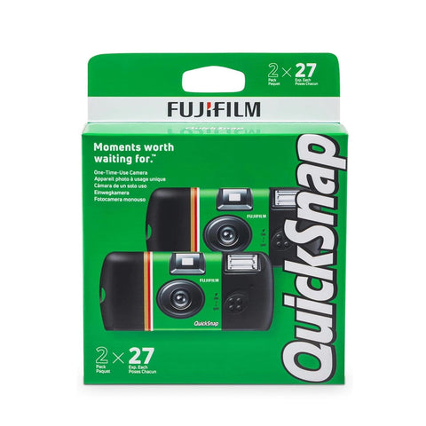 QuickSnap Single-Use Flash Camera, 2 Pack