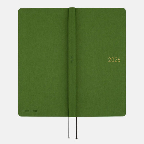 Antique Green Hobonichi Techo Weeks 2026 Planner