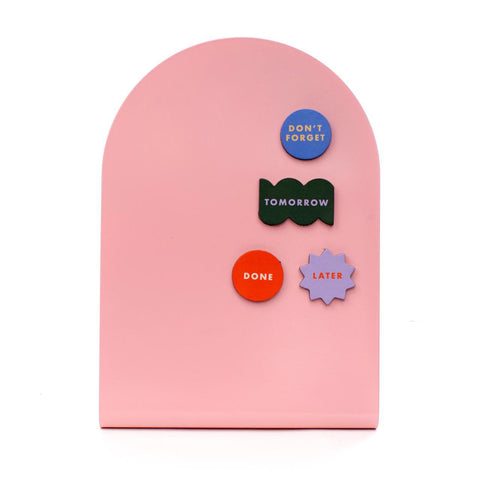 Pink Magnetic Memo Board