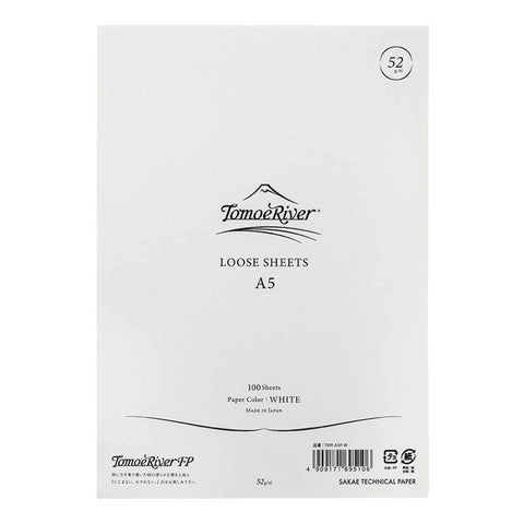 Tomoe River A4 Paper, White, 52g, 100 Loose Sheets