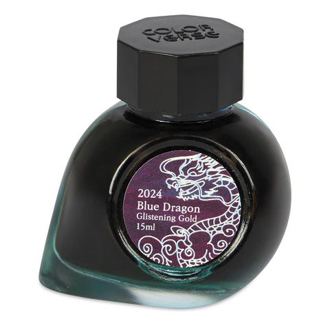 2024 Special Series Blue Dragon Ink, Gold Glistening